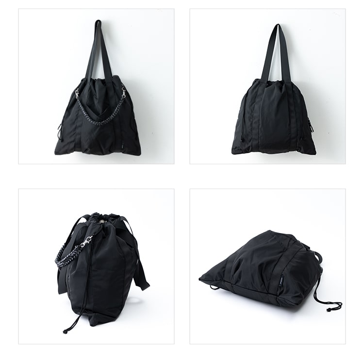 【オーダー品】　トートバッグ　巾着バッグ トートバッグ レディース 巾着 a4 大容量 軽量 コード編み 通勤 通学