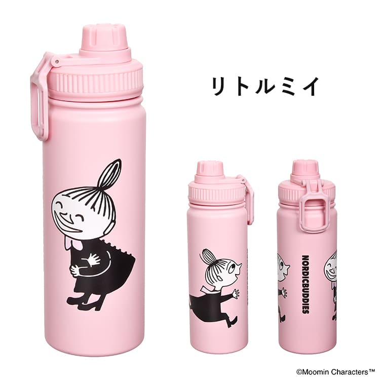 水筒 ムーミン ステンレスボトル 550ml 直飲み 保冷 保温 マグボトル
