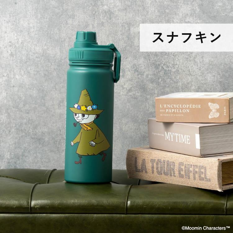 水筒 ムーミン ステンレスボトル 550ml 直飲み 保冷 保温 マグボトル