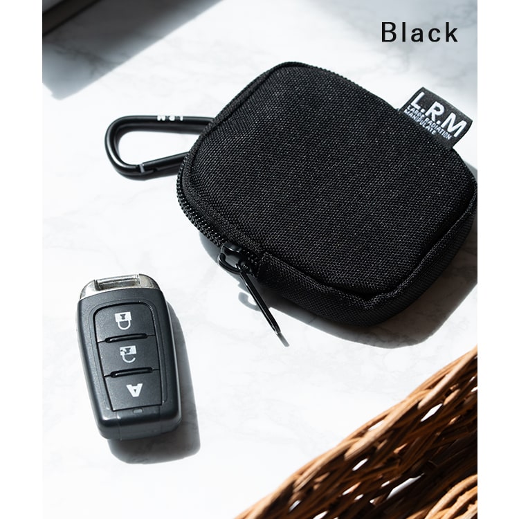 ポーチ 小物入れ 小さめ ミニポーチ ブランド L.R.M カラビナ付き レディース メンズ おしゃれ かわいい パスケース 小銭入れ 定期入れ コインケース シンプル カジュアル プレゼント ギフト