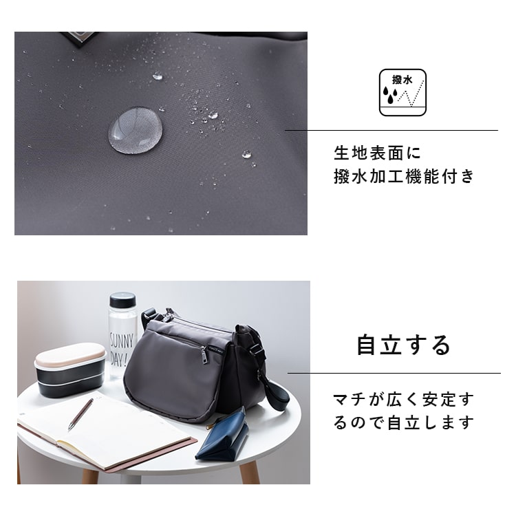 ショルダーバッグ レディース ブランド イザックヴーエ Y'SACCS vous et 小さめ ミニショルダーバッグ 斜め掛け おしゃれ 大人 軽量 a5 撥水 軽量 ナイロン かわいい ペットボトル 犬 散歩バッグ 通勤 通学 仕事 旅行 30代 40代 50代 プレゼント ギフト