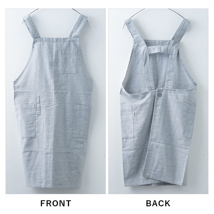 エプロン レディース H型 収納 リサイクルコットン ワークエプロン ナチュラル 無地 機能的 動きやすい おしゃれ かわいい シンプル 綿混 大人 ガーデニング DIY 家事 仕事 カフェ キッチン プレゼント ギフト 黒  メール便送料無料