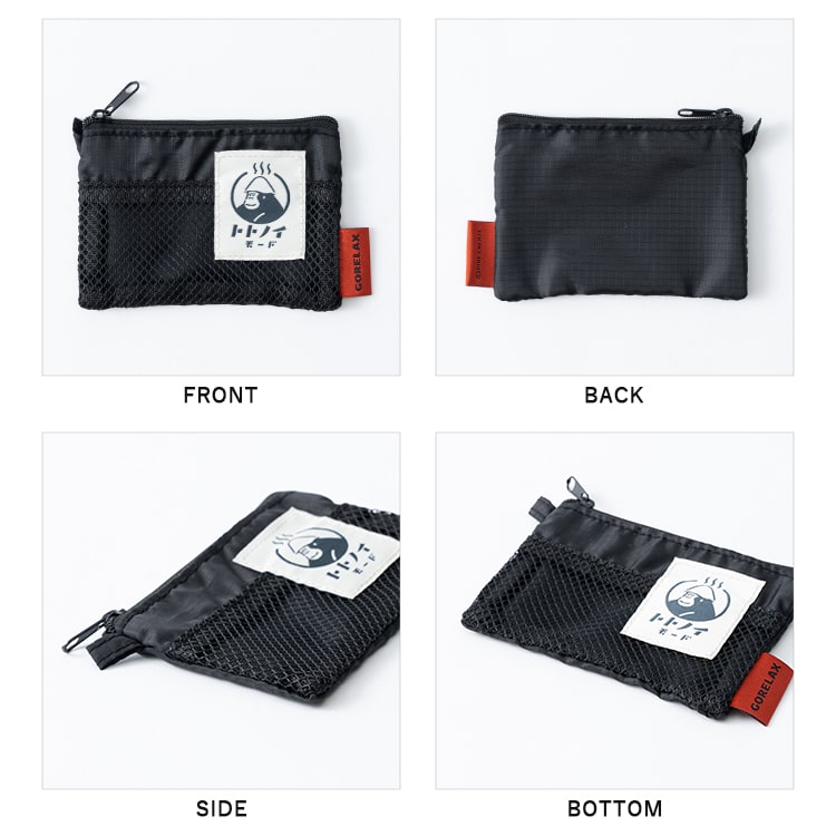 小銭入れ 小さめ ごリラックス トトノイモード 湯銭ポーチ メンズ レディース ブランド おしゃれ かわいい 軽量 サウナグッズ 銭湯 温泉 風呂 小物入れ ファスナー ミニ財布 カード