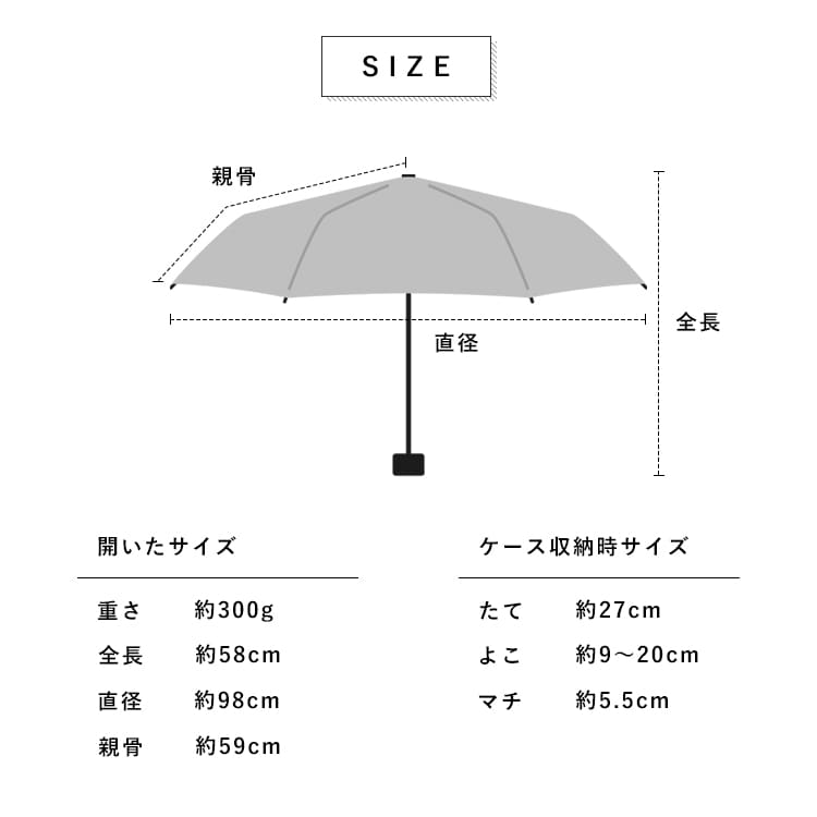 日傘 折りたたみ Wpc. 車にくっつく傘 完全遮光 100% 晴雨兼用