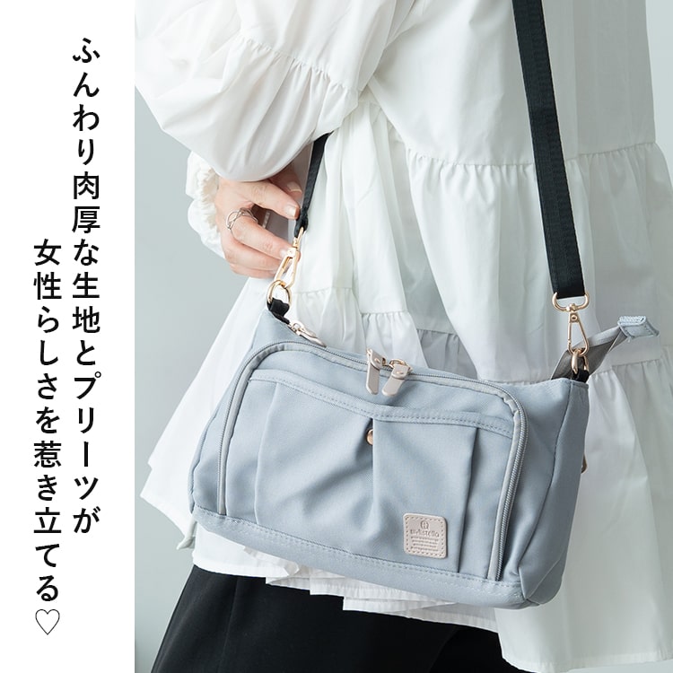 ショルダーバッグ レディース ブランド walt 小さめ ミニショルダーバッグ 斜め掛け 大人 おしゃれ かわいい 軽量 撥水 通勤 通学 抗菌 10ポケット a5 ファスナー付き ペットボトル 犬 散歩バッグ プレゼント ギフト