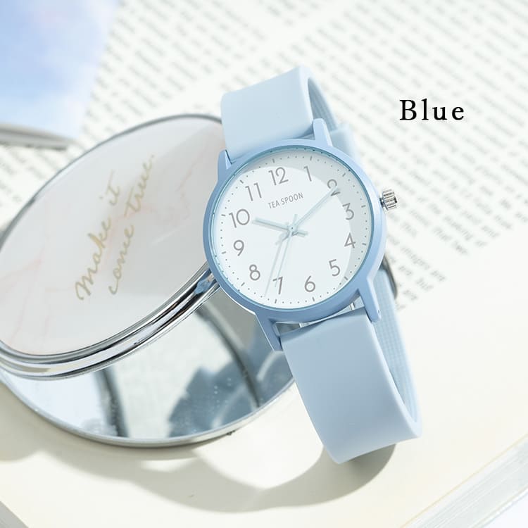 腕時計 レディース 3気圧防水 シリコン ラバー シンプル ウォッチ