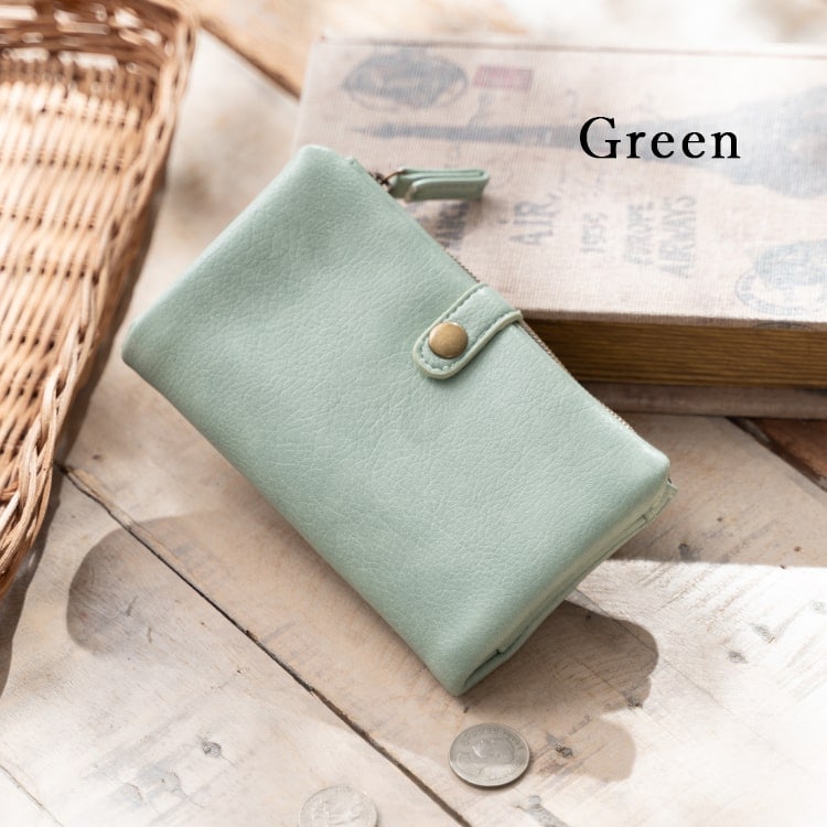 財布 レディース 長財布 合皮 二つ折り ウォレット 大人 おしゃれ レトロ 大容量 ファスナー かわいい 柔らか 小銭入れ カード シンプル スリム コンパクト 通勤 通学 一粒万倍日 プレゼント ギフト