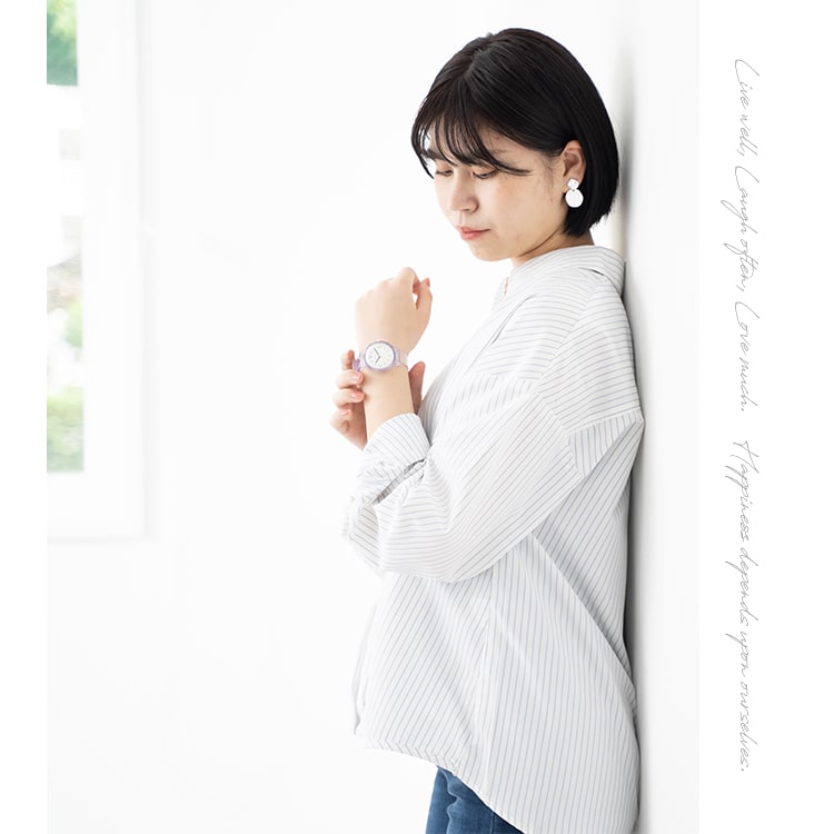 腕時計 レディース クリアベルト シンプルウォッチ カジュアル かわいい おしゃれ ブランド 代 30代 40代 見やすい 日本製ムーブ プレゼント ギフト 1年間のメーカー保証付き メール便送料無料 腕時計 神戸岡本kiitos