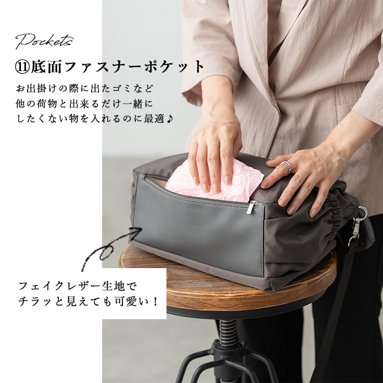 ショルダーバッグ レディース 斜め掛け 撥水 ブランド 2way トート ミニ ボストン 肩掛け 11ポケット 多機能 b5 自立 軽量 大人 上品 おしゃれ ナイロン ファスナー きれいめ かわいい 30代 40代 50代 通勤 通学 プレゼント ギフト