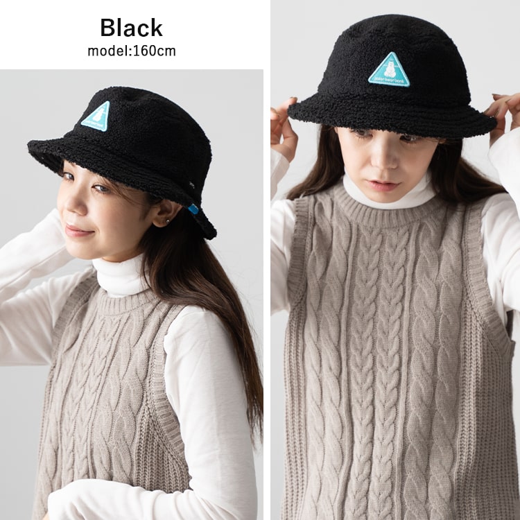 帽子 レディース ハット ブランド polar bear bank ポーラーベアーバンク 北欧 サイズ調節可 ボア 秋 冬 ロゴ 刺繍 かわいい おしゃれ 30代 40代 50代 プレゼント ギフト メール便送料無料