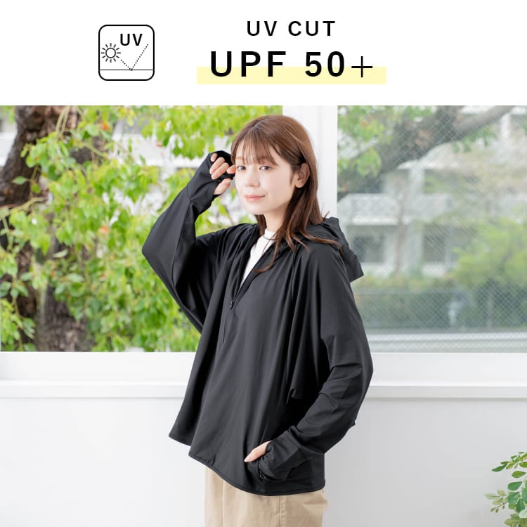 パーカー レディース UVカット 着る日焼け止め 接触冷感 UPF50+ 保冷剤