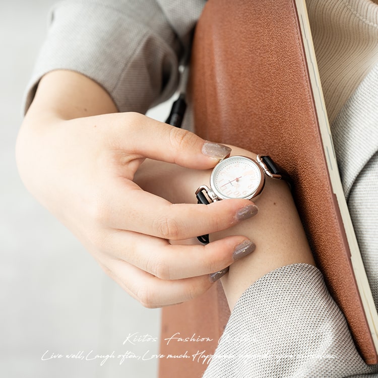 腕時計 レディース アンティーク調 J-axis アニマルアイコンウォッチ