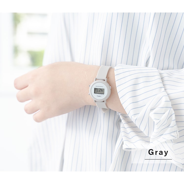 腕時計 レディース デジタル ウォッチ かわいい 大人 おしゃれ シリコン ラバー ブランド シンプル 日付 カレンダー アラーム ストップウォッチ 見やすい ブランド プレゼント ギフト 1年間のメーカー保証付 メール便送料無料 腕時計 神戸岡本kiitos