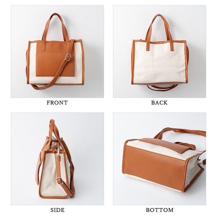 トートバッグ レディース 小さめ 2way ショルダーバッグ 斜め掛け 大人 おしゃれ キャンバス 布 仕切り a5 ペットボトル かわいい カジュアル マチ広 前ポケット ミニトート 通勤 通学 ランチバッグ プレゼント ギフト