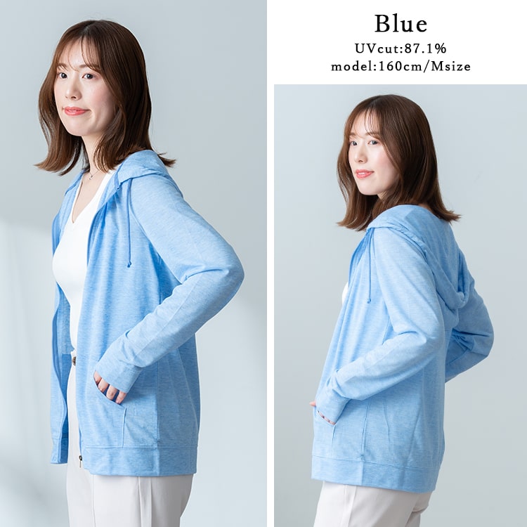 パーカー レディース uv フード付き 薄手 フルジップ ファスナー かわいい おしゃれ 大きめ 大人 紫外線対策 吸汗速乾 暑さ対策羽織 無地 M L LL 春 夏