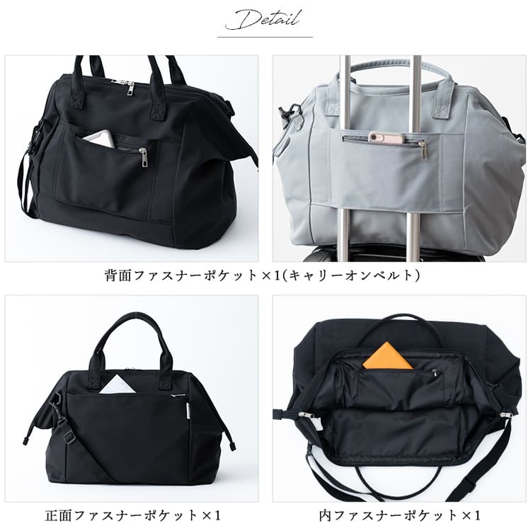 ボストンバッグ レディース 旅行バッグ 大容量 軽量 25L 修学旅行 撥水 キャリーオン 2way ショルダー トート 1泊 2泊 学生 ジム マザーズバッグ おしゃれ 大人 かわいい 機内持ち込み ブランド トラベルバッグ 口金