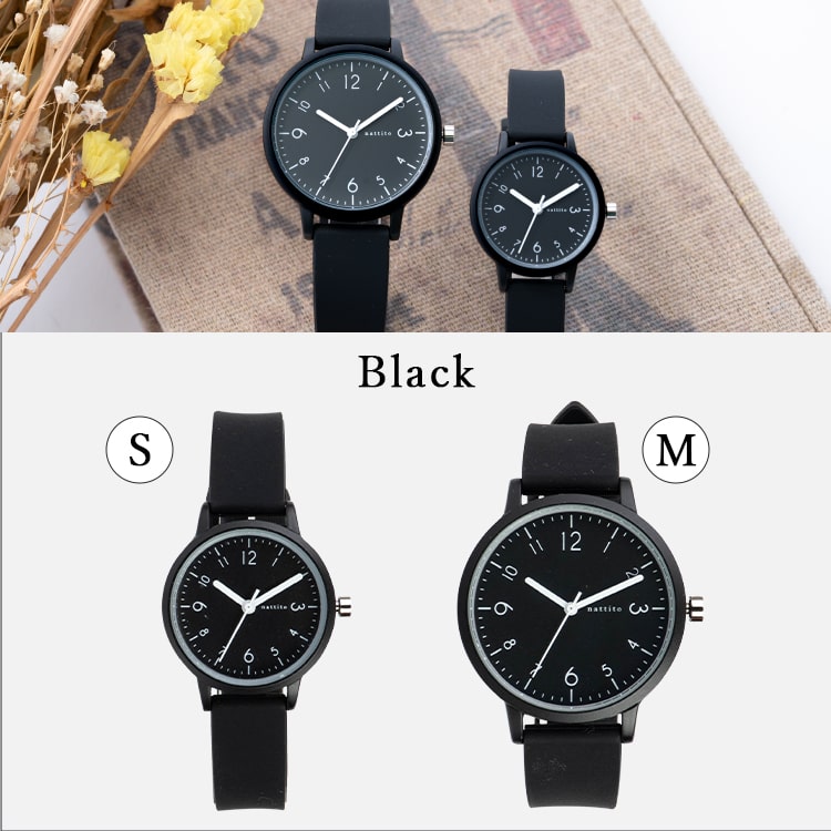 腕時計 レディース メンズ シリコン ラバーベルト ペアウォッチ S M 