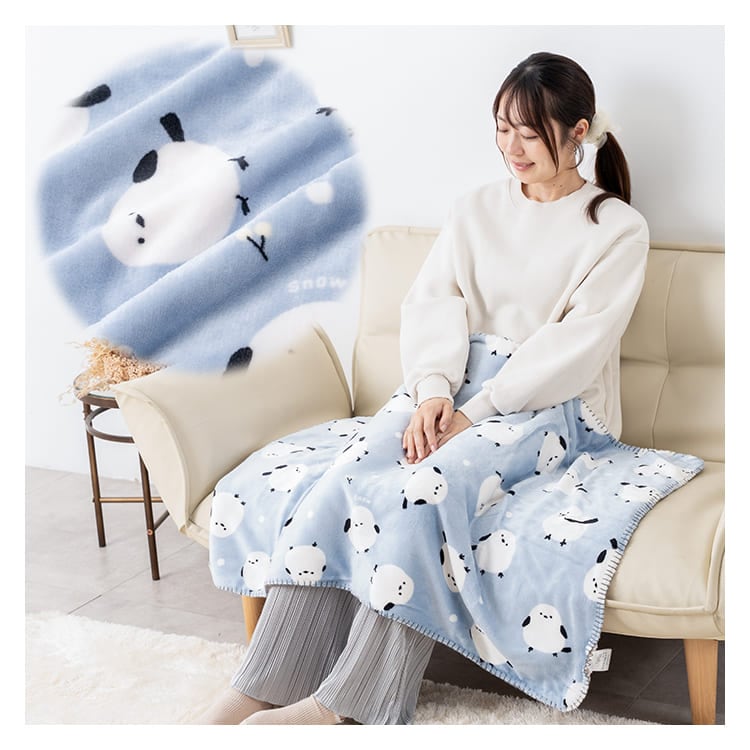 ブランケット ひざ掛け 100×70cm スワンネル 3way ポンチョ ボレロ 裏ボア 厚手 静電気軽減加工 洗える 北欧 かわいい おしゃれ ふわふわ もこもこ 暖かい 毛布 防寒 寒さ対策 キッズ べビー 赤ちゃん 子ども 動物 秋 冬 選べる全10柄 プレゼント ギフト