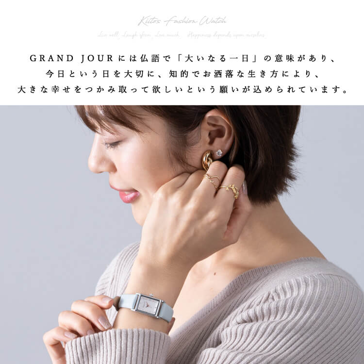 腕時計 レディース 日本製 ニッケルフリーメッキ トノー 四角