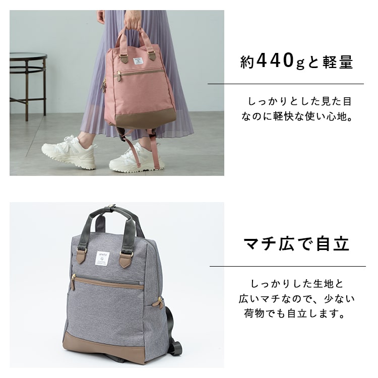 リュック レディース ブランド アネロ anello 大容量 旅行 軽量 通勤 通学 撥水 a4 大きめ 10ポケット おしゃれ 大人 アウトドア ビジネス 背面ポケット 学生 仕事 pc 13インチ トラベル メンズ カジュアル プレゼント ギフト