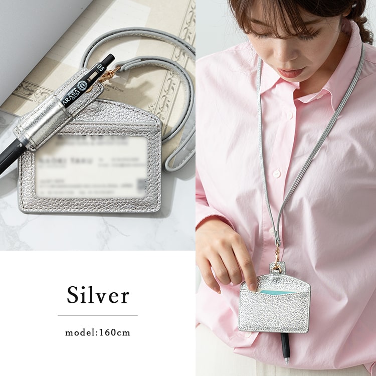 idカードホルダー レディース ブランド おしゃれ 本革 牛革 ブランド AVECELLE アベケル 軽量 上品 ぺホルダー付き ネームホルダー 横型 パスケース 社員証ケース 名札入れ 定期入れ ネックストラップ プレゼント ギフト