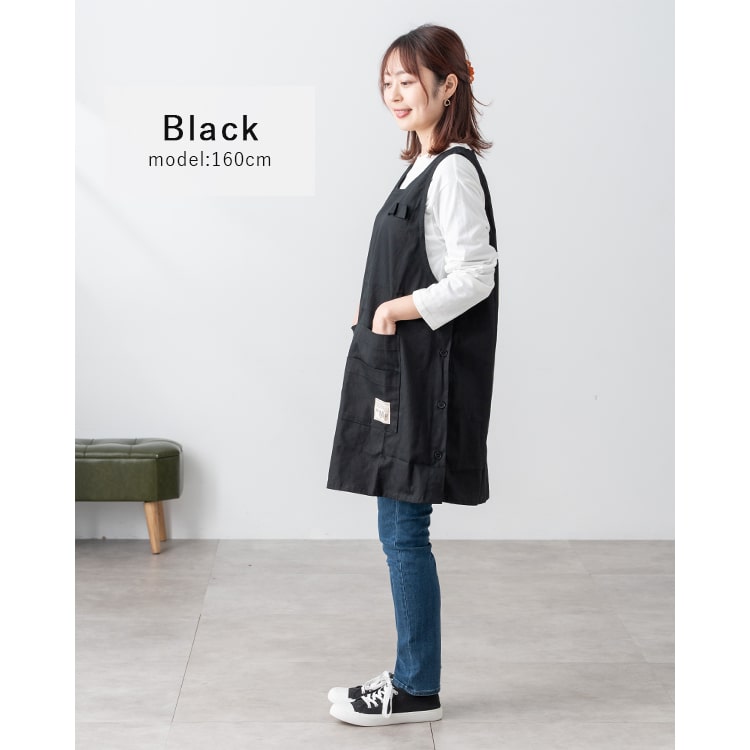 エプロン レディース 6ポケット 保育士 収納 ミニ丈 綿 ショート かぶるだけ ワークエプロン ナチュラル 無地 動きやすい おしゃれ かわいい aライン コットン 丈夫 サイドボタン 大人 ガーデニング DIY 家事 仕事 カフェ キッチン プレゼント ギフト
