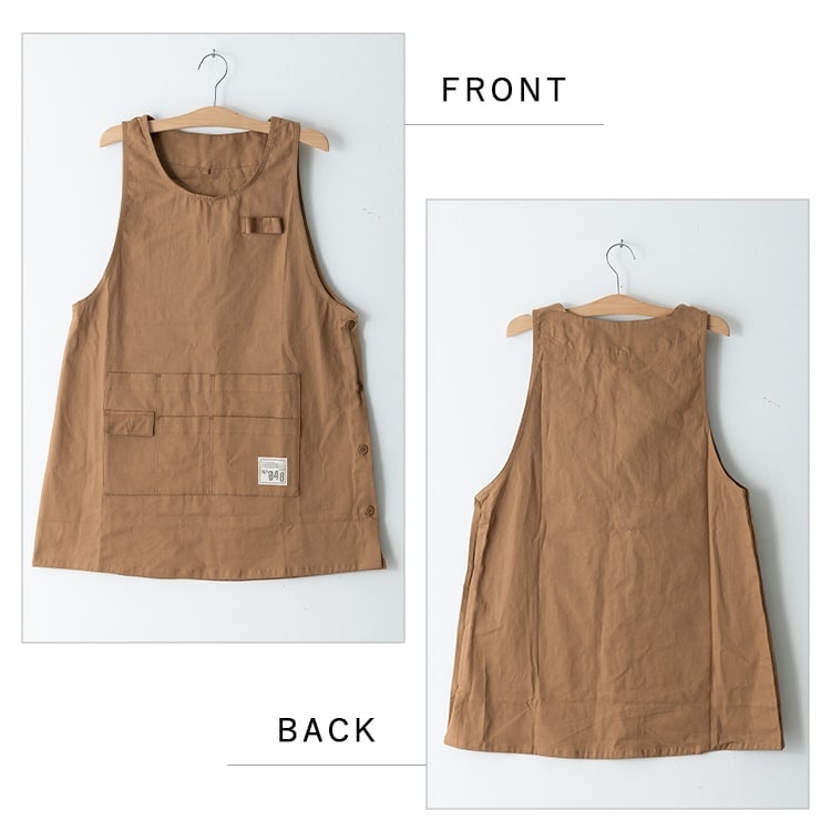 エプロン レディース 6ポケット 保育士 収納 ミニ丈 綿 ショート かぶるだけ ワークエプロン ナチュラル 無地 動きやすい おしゃれ かわいい aライン コットン 丈夫 サイドボタン 大人 ガーデニング DIY 家事 仕事 カフェ キッチン プレゼント ギフト