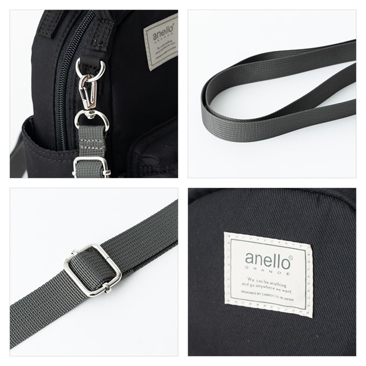 ショルダーバッグ レディース 小さめ アネロ anello ブランド スマホショルダー スマホポーチ おしゃれ かわいい 大人 ファスナー 斜め掛け 2way 軽量 通勤 通学 学生 プレゼント ギフト