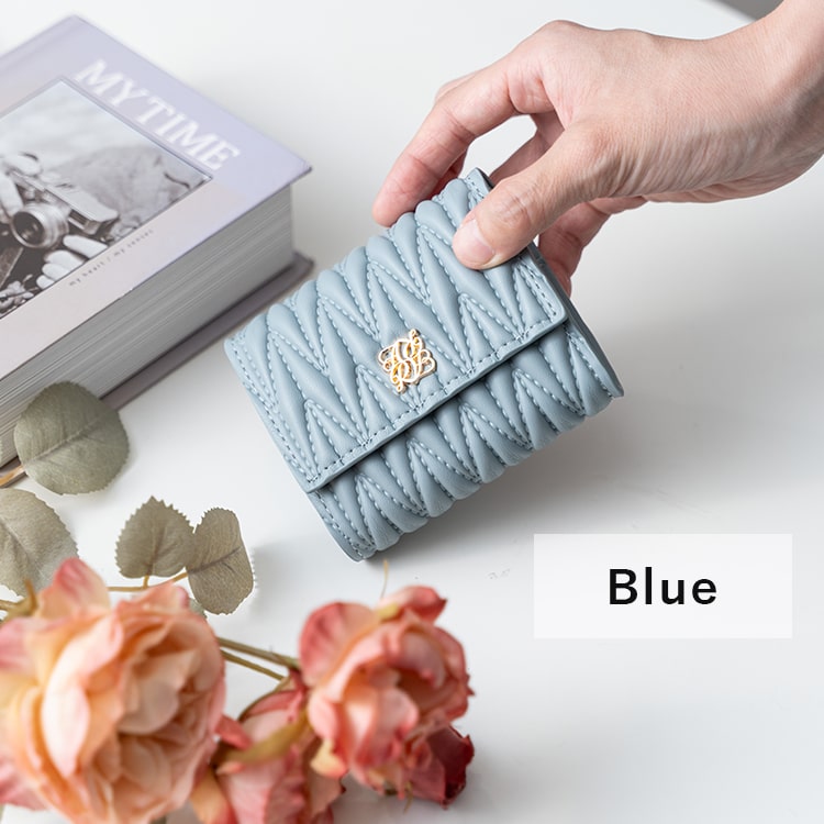 財布 レディース 三つ折り 小さめ キルティング コンパクト ウォレット ミニ財布 ブランド かわいい おしゃれ 大人 軽量 合皮 プレゼント ギフト