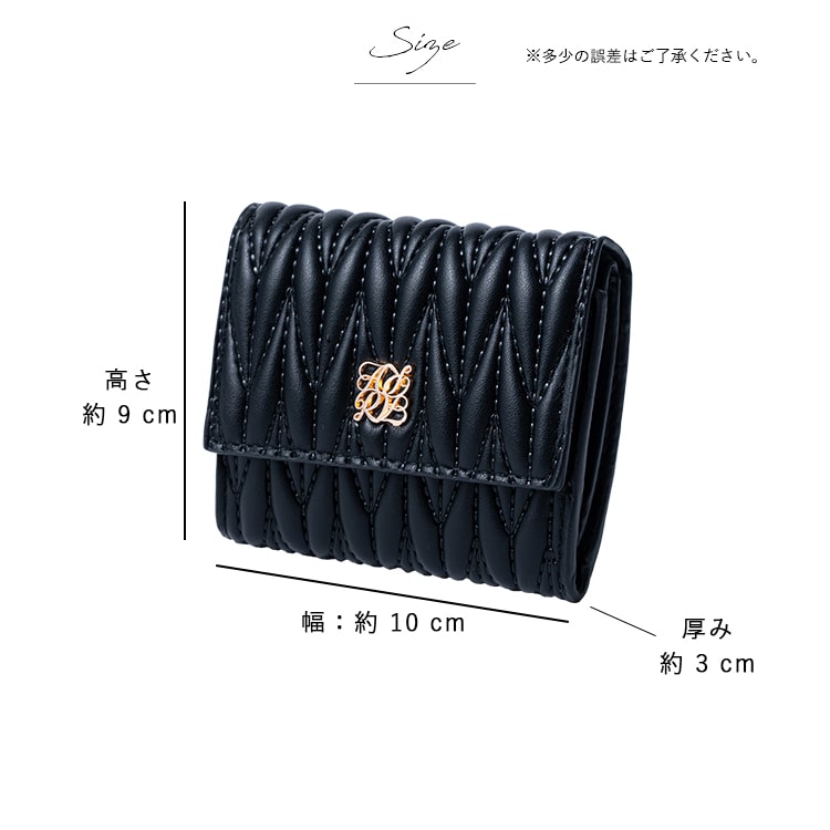 財布 レディース 三つ折り 小さめ キルティング コンパクト ウォレット ミニ財布 ブランド かわいい おしゃれ 大人 軽量 合皮 プレゼント ギフト