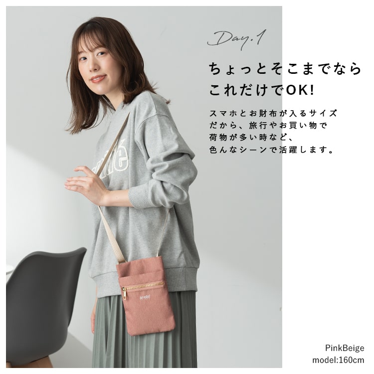 スマホポーチ レディース ブランド anello スマホショルダー
