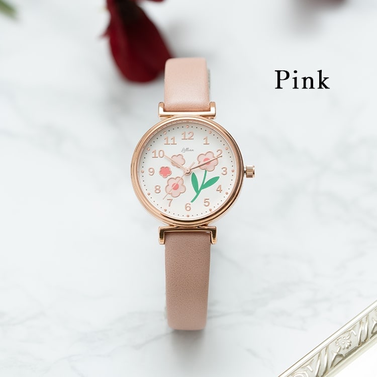 腕時計 レディース ブランド フラワー 樹脂 花柄 立体イラスト