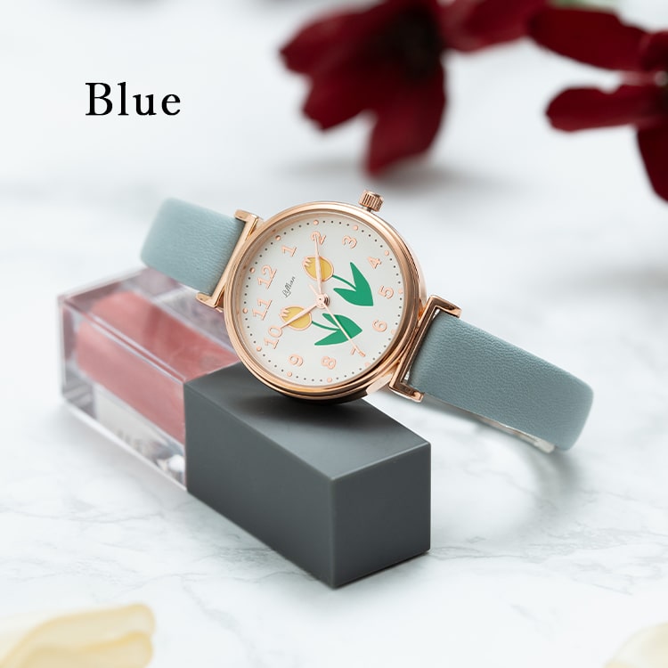 フラワーデザイン 腕時計 シルバー 腕時計 レディース ブランド フラワー 樹脂 花柄 立体イラスト