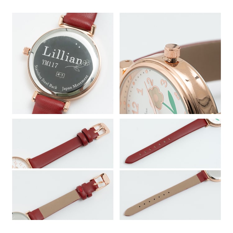 腕時計 レディース ブランド フラワー 樹脂 花柄 立体イラスト