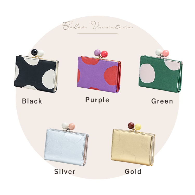 財布 レディース 二つ折 ブランド ツモリチサト tsumori chisato CARRY がま口 ドット おしゃれ 大人 かわいい ノベルティポーチ付き プレゼント ギフト