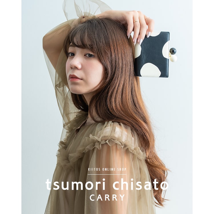 財布 レディース 二つ折 ブランド ツモリチサト tsumori chisato CARRY がま口 ドット おしゃれ 大人 かわいい ノベルティポーチ付き プレゼント ギフト