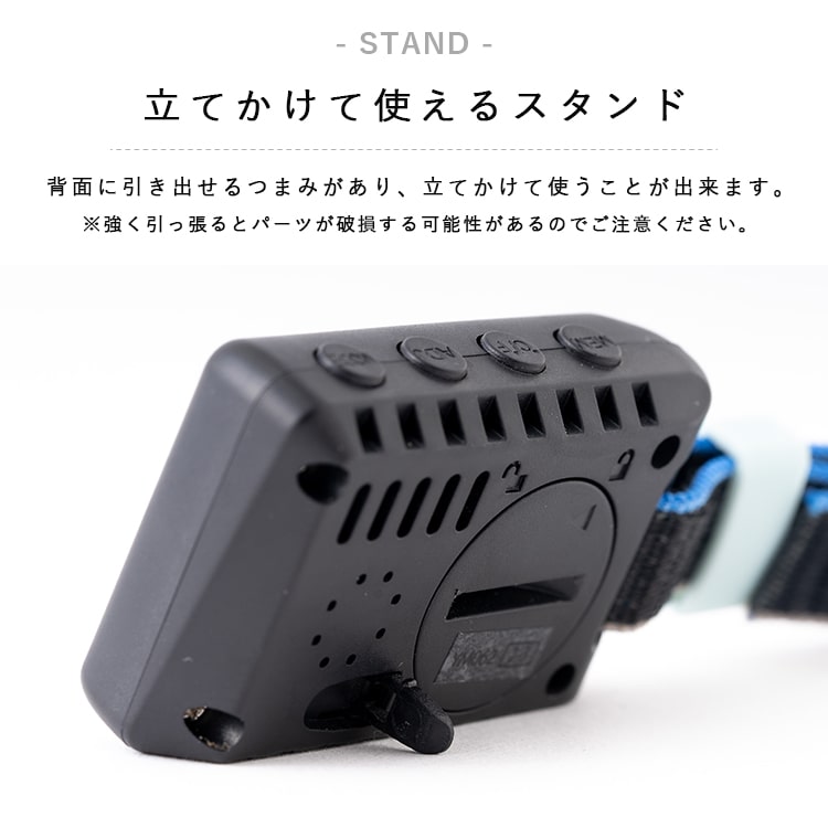 温湿度計 デジタル時計 おしゃれ 赤ちゃん 持ち運び 温度計 湿度計 付き時計 小型 ベビー 2way アウトドア キャンプ アラーム 置きスタンド 室内 室外 登山 サウナ プレゼント ギフト 6か月メーカー保証付 メール便送料無料