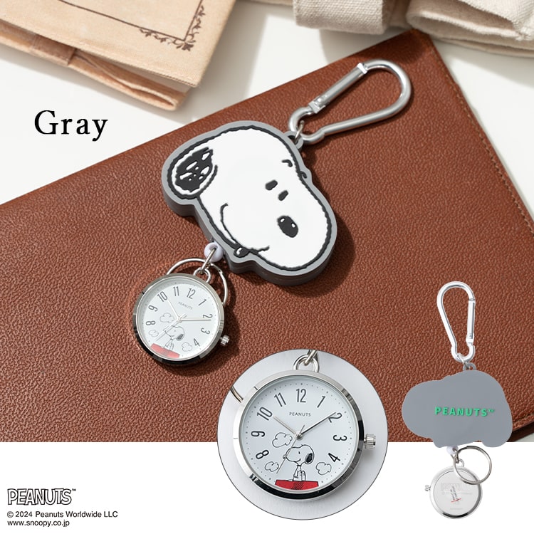 懐中時計 スヌーピー レディース キーホルダーウォッチ ストラップ