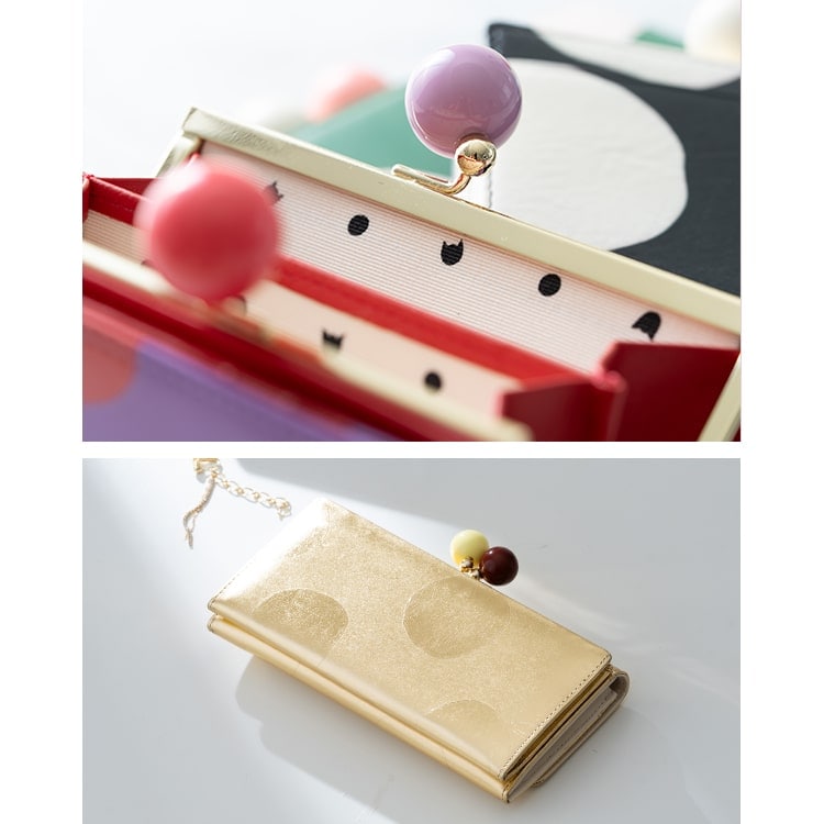 財布 レディース 長財布 ブランド ツモリチサト tsumori chisato CARRY がま口 ドット おしゃれ 大人 かわいい ノベルティポーチ付き プレゼント ギフト