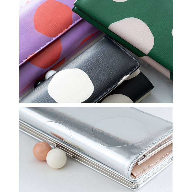 財布 レディース 長財布 ブランド ツモリチサト tsumori chisato CARRY がま口 ドット おしゃれ 大人 かわいい ノベルティポーチ付き プレゼント ギフト