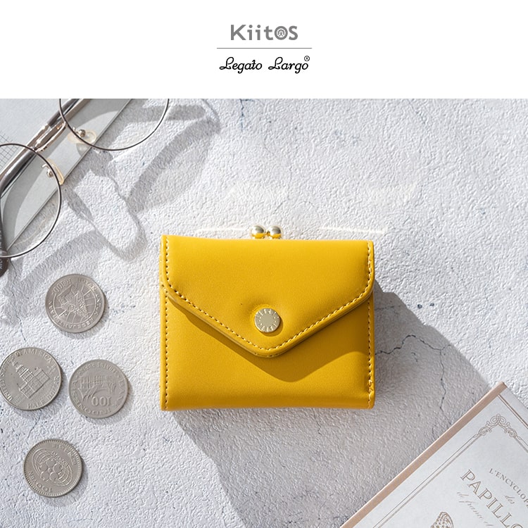 財布 レディース 三つ折り ブランド がま口 レガートラルゴ Legato Largo ミニ財布 かわいい おしゃれ 大人 プレゼント 母の日 ギフト 小さめ コンパクト 折りたたみ 小銭入れ カード入れ 光沢 きれいめ シンプル
