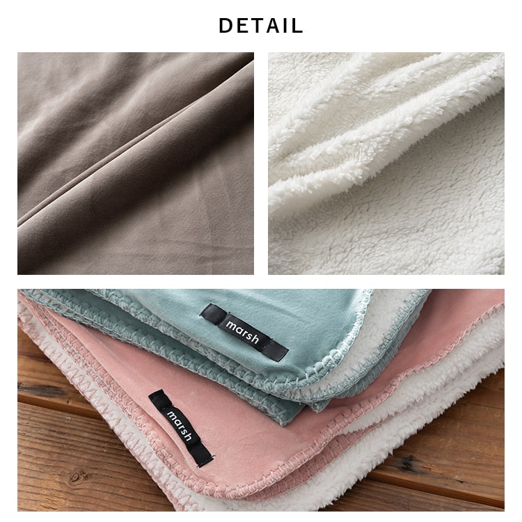 ブランケット 大判 おしゃれ ボア 北欧 もちもち 洗える マシュマロ