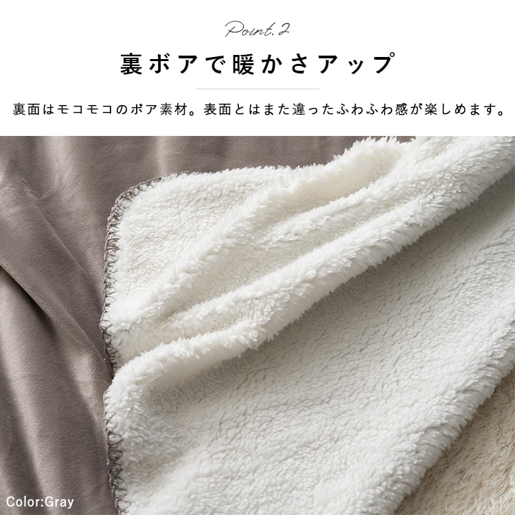 マーキュリー キャンバス ボア ブランケット (ベージュ) ひざ掛け 毛布 大判 マーキュリー キャンバス ボア ブランケット (ベージュ