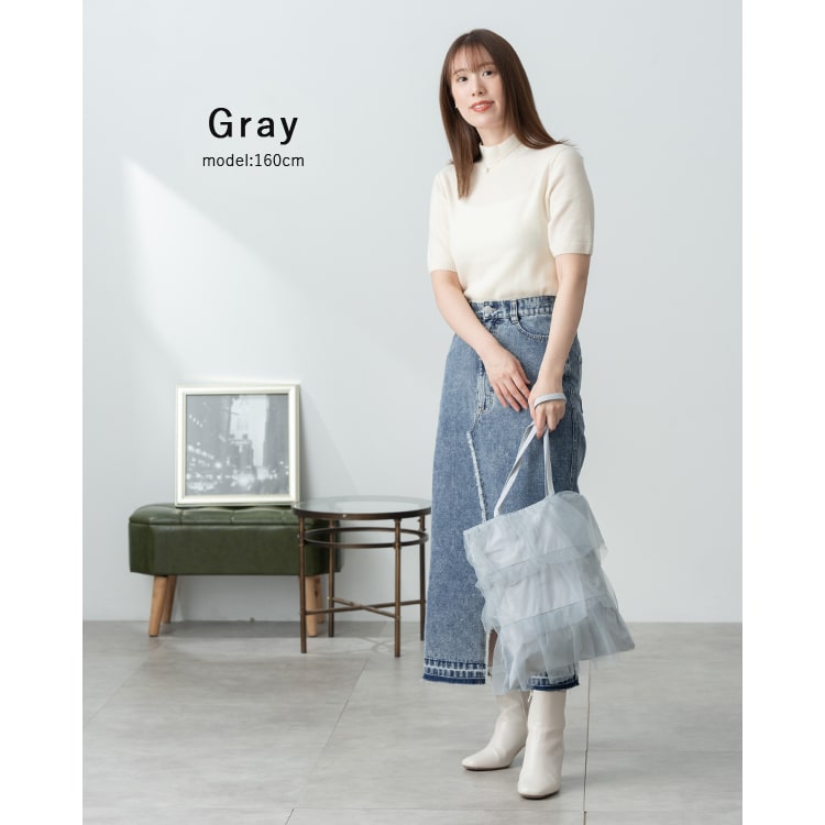 トートバッグ レディース チュール フリル a4 大きめ ティアード レース 軽量 肩掛け プリーツ 韓国 通学 かわいい おしゃれ プレゼント 母の日 ギフト