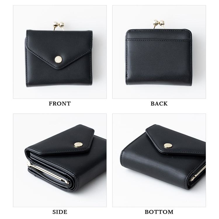 財布 レディース 二つ折り ブランド がま口 レガートラルゴ Legato Largo ミニ財布 かわいい おしゃれ 大人 プレゼント 母の日 ギフト 小さめ コンパクト 折りたたみ 小銭入れ カード入れ 光沢 きれいめ シンプル