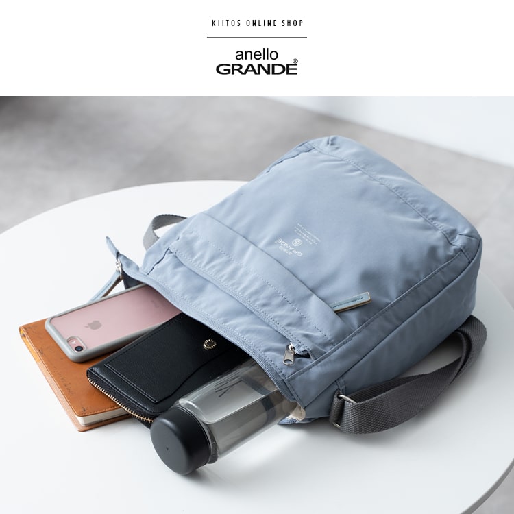 ショルダーバッグ レディース ブランド anello アネロ 斜め掛け おしゃれ 大人 軽量 かわいい 6ポケット スクエア a5 ペットボトル 大きめ 通勤 通学 学生 仕事 ファスナー付き プレゼント ギフト