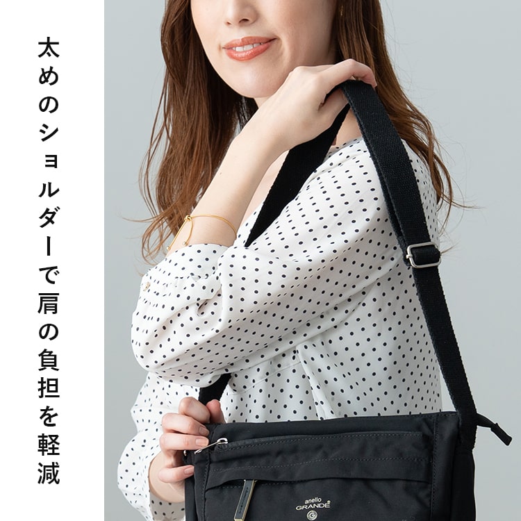 ショルダーバッグ レディース ブランド anello アネロ 斜め掛け おしゃれ 大人 軽量 かわいい 6ポケット スクエア a5 ペットボトル 大きめ 通勤 通学 学生 仕事 ファスナー付き プレゼント ギフト