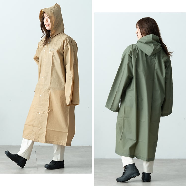 レインコート レディース メンズ 軽量 ロング フード付き 撥水 自転車 カッパ おしゃれ 大人 かわいい 通勤 通学 雨具 ママ 保育園 送迎 ポーチ付き プレゼント ギフト