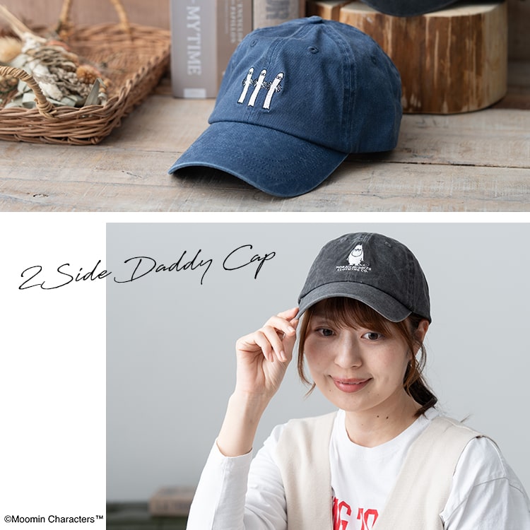 キャップ レディース 帽子 ムーミン MOOMIN 刺繍 キャラクター コットン ウォッシュ加工 かわいい おしゃれ 大人 レトロ リトルミィ 綿 深め 春 夏 秋 冬 シンプル 紫外線対策 プレゼント ギフト