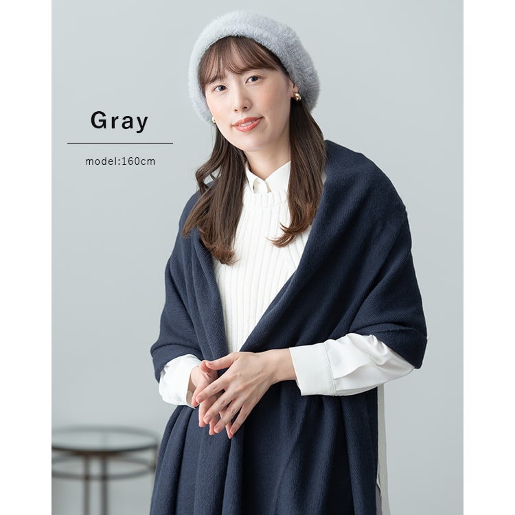 ベレー帽 レディース 帽子 シャギー フェイクファー エコファー